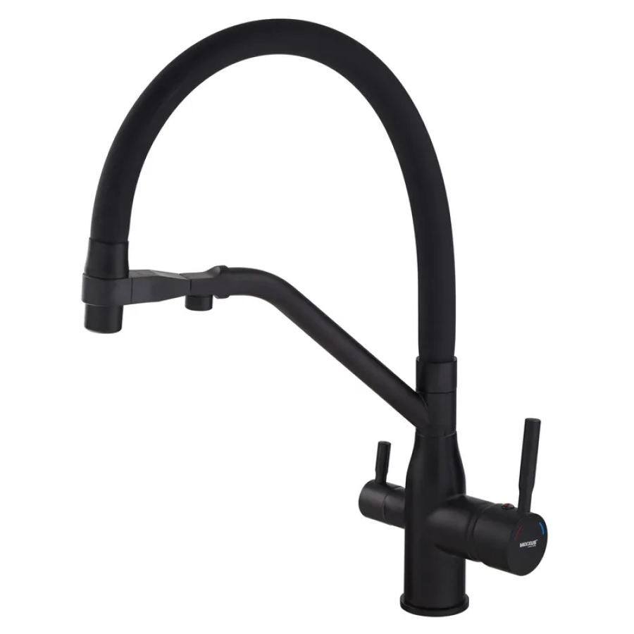 Смеситель для кухни MIXXUS Gravity 021 Black (MI6978)