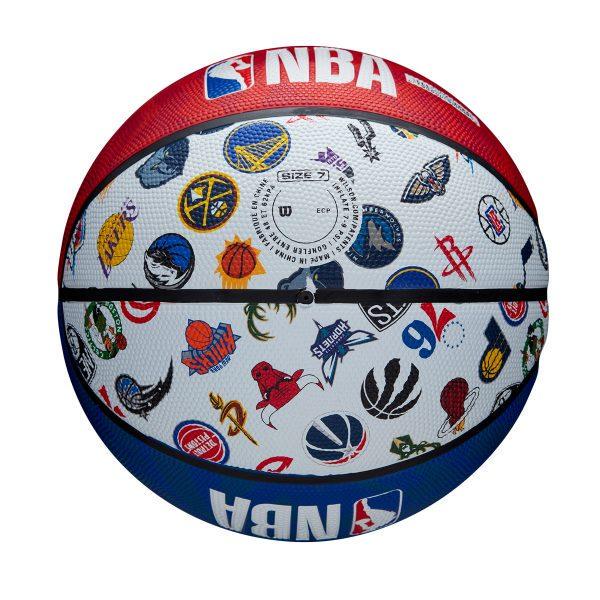 М'яч баскетбольний Wilson NBA All Team Basketball Outdoor 7 7 вуличний (WTB1301XBNBA) - фото 4