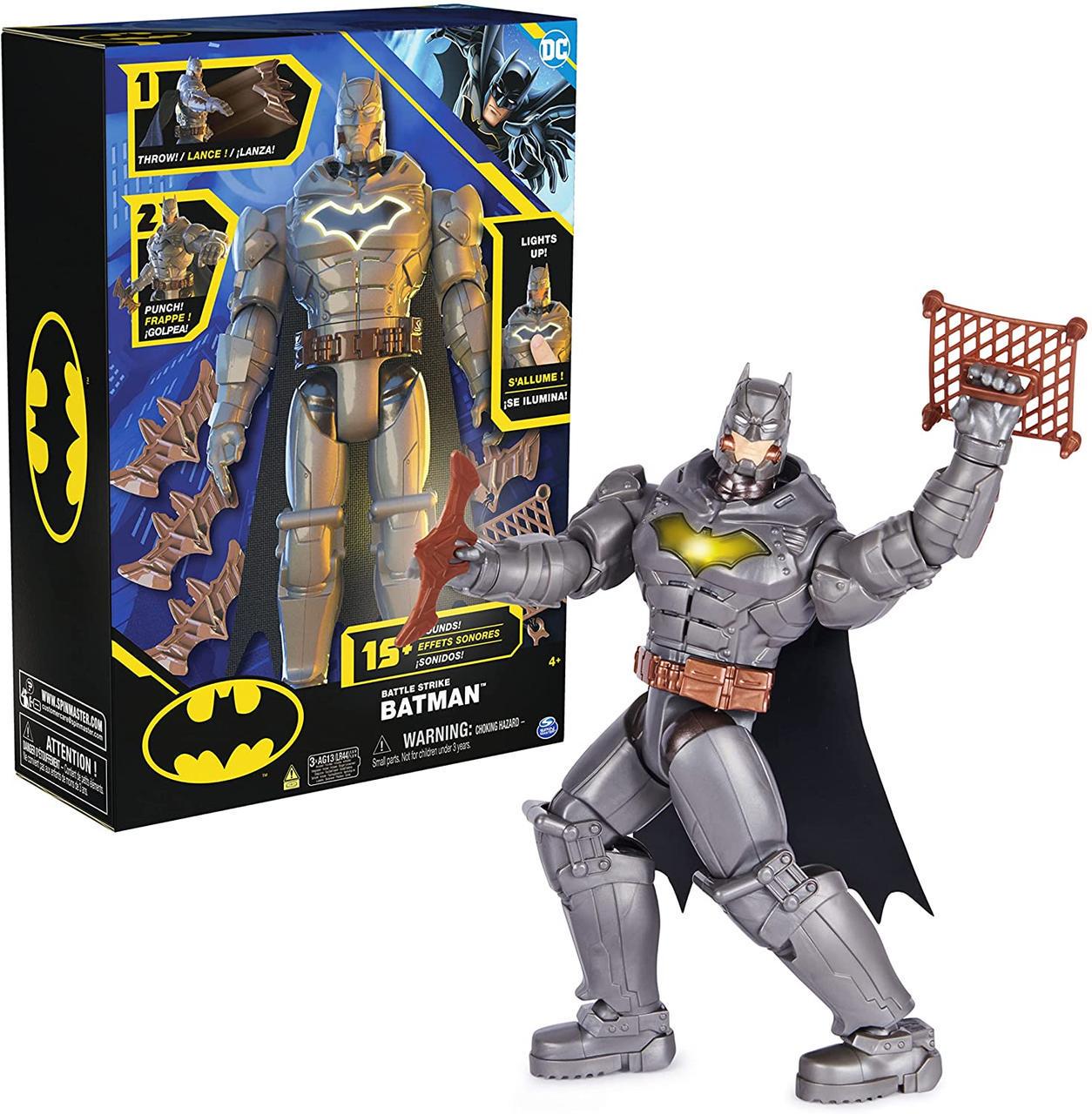 Игровая фигурка интерактивная Spin Master DC Comics Бэтмен 30 см с аксессуарами (6064970) Игровая фигурка интерактивная Spin Master DC Comics Бэтмен 30 см с аксессуарами (6064970)