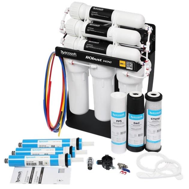 Фильтр обратного осмоса Ecosoft RObust Mini (ROBUST1000STD) - фото 4 Фильтр обратного осмоса Ecosoft RObust Mini (ROBUST1000STD) - фото 4