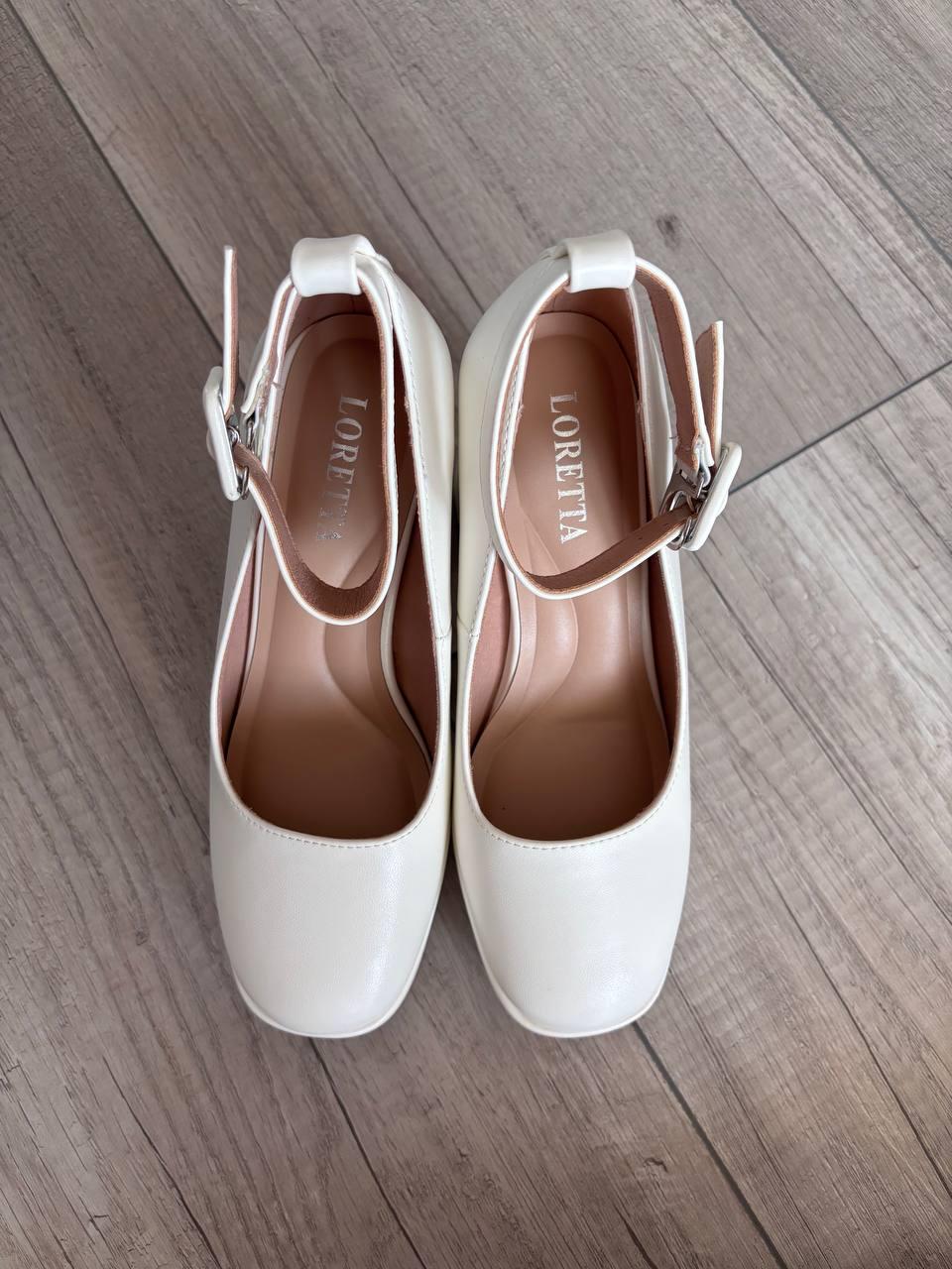 Туфлі жіночі Loretta на каблуку р. 40 26 см Білий (10093-40) - фото 10 Туфлі жіночі Loretta на каблуку р. 40 26 см Білий (10093-40) - фото 10