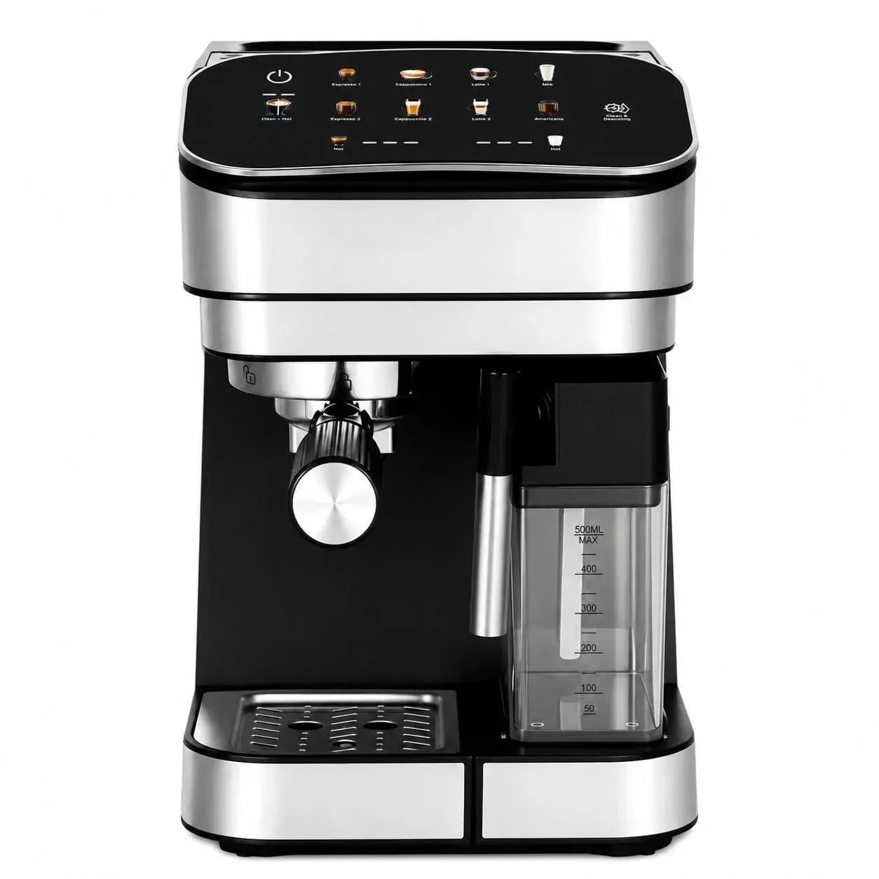 Кофеварка рожковая Sokany SK-04043 автоматическая с капучинатором 1,8 л