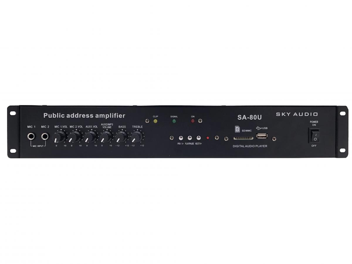 Трансляционный усилитель мощности Sky Sound SA-80U - фото 3