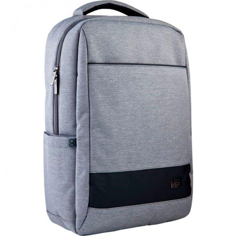 Рюкзак GoPack Сity 17,5 л 43x33x12,5 см Сірий (GO21-168L) - фото 2