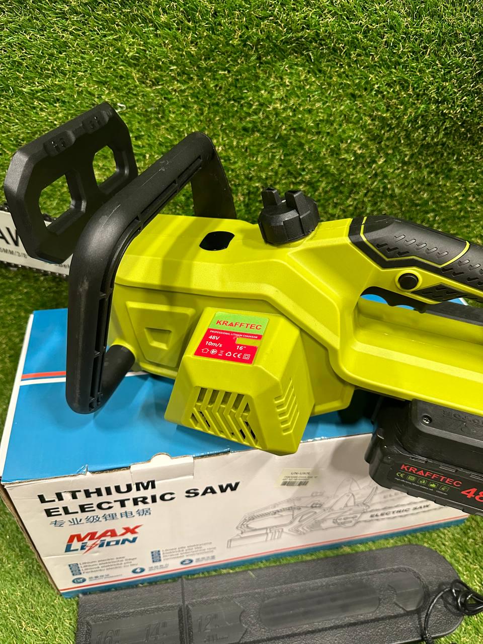 Пила ланцюгова акумуляторна Krafftec Max 48V 6Ah АКБ 2 шт. (27363112) - фото 11 Пила ланцюгова акумуляторна Krafftec Max 48V 6Ah АКБ 2 шт. (27363112) - фото 11