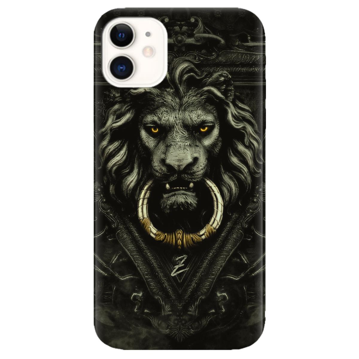 Силиконовый чехол Zorrov для Apple iPhone 11 - Iron lion (12130050146071955)