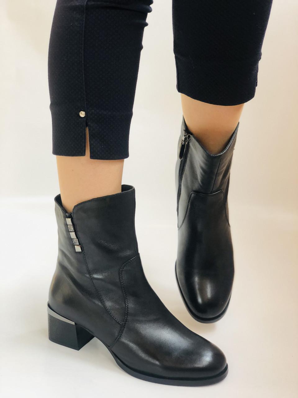 Ботильоны женские осенние Polann р. 39 25.0 см Черный (2279) - фото 2