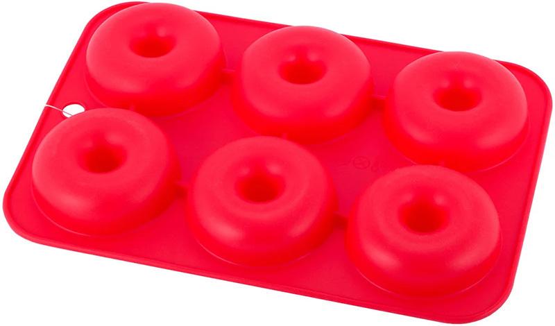 Форма-планшет Kamille для пончиків 26,4х18,2х3,6 см 6 комірок (KM-7760) - фото 2 Форма-планшет Kamille для пончиків 26,4х18,2х3,6 см 6 комірок (KM-7760) - фото 2