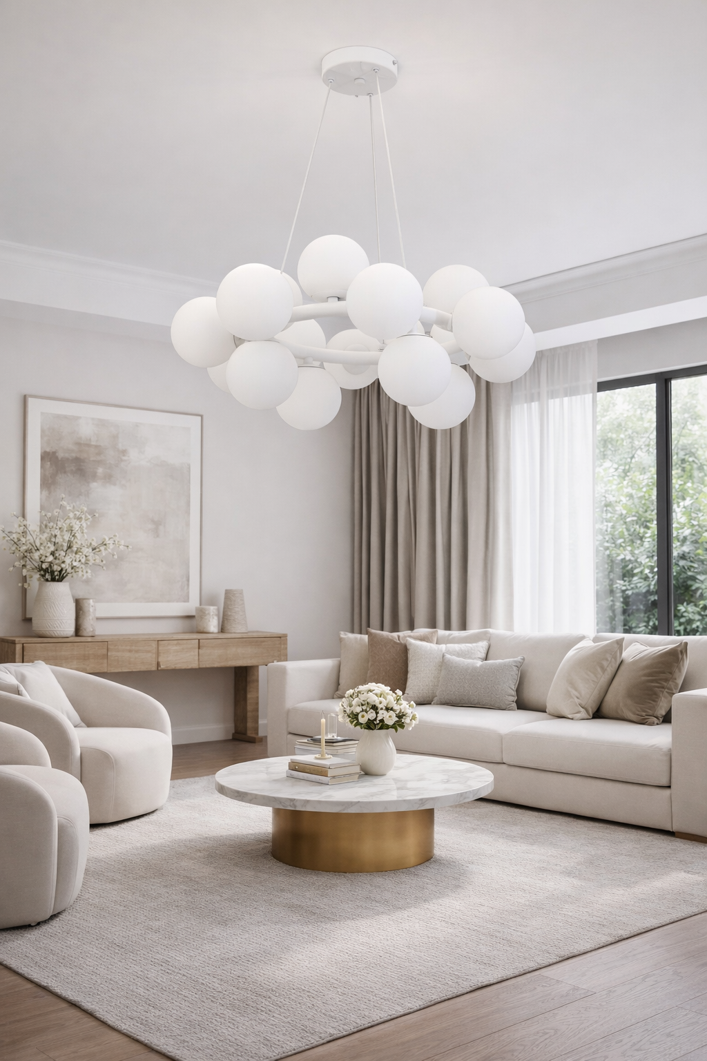 Люстра Orbital 20223/16WH G9 220V 16 ламп White