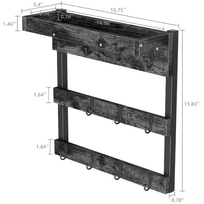 Стойка для кружек из дерева Мартиро Венге/Савоярди (СДК-00441215) - фото 2