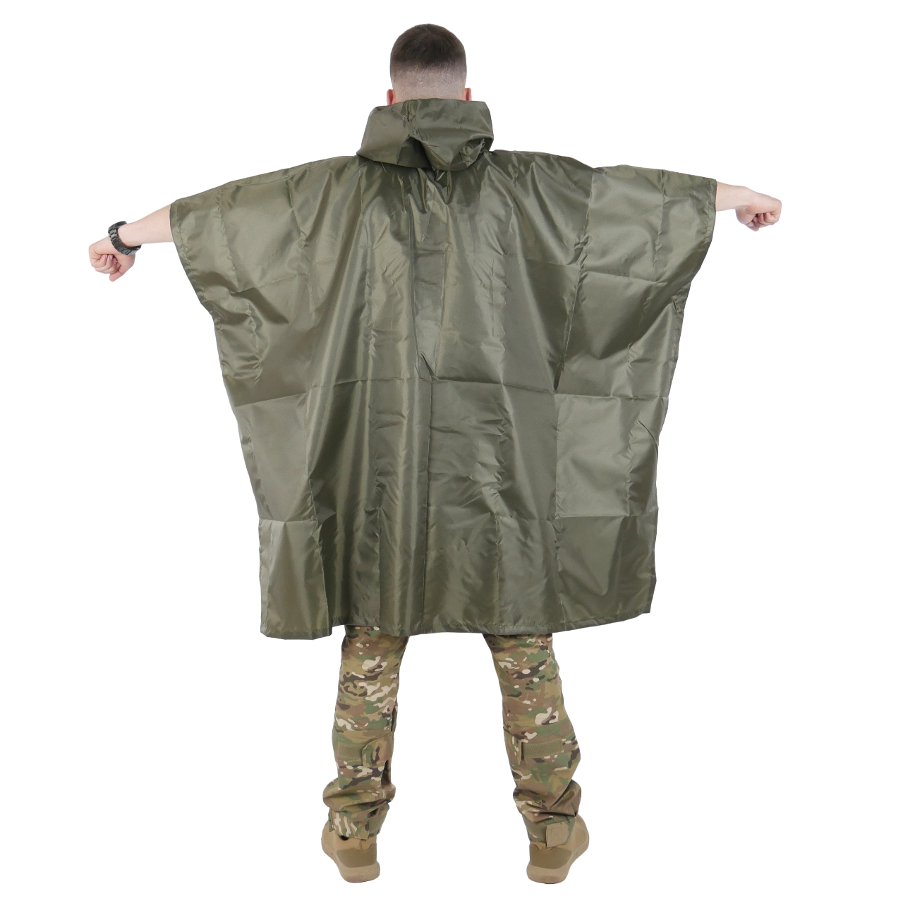 Пончо-дождевик Хаки (1139) - фото 4 Пончо-дождевик Хаки (1139) - фото 4