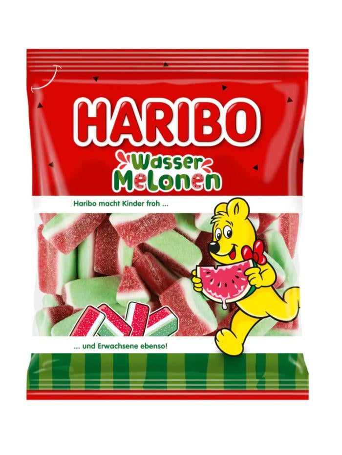 Жевательные конфеты Haribo Wasser Melonen со вкусом арбуза 160 г