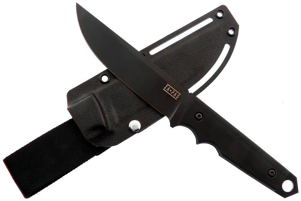 Нож Za-Pas Urban Tactic Cerakote G10 kydex sheath Black - фото 2