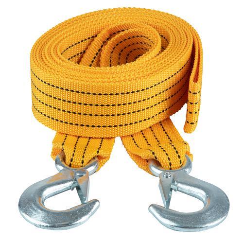 Трос буксирувальний ST205/TP-205-3-1 3 т стрічка 46 мм 4,5 м/гачок/блістер Жовтий