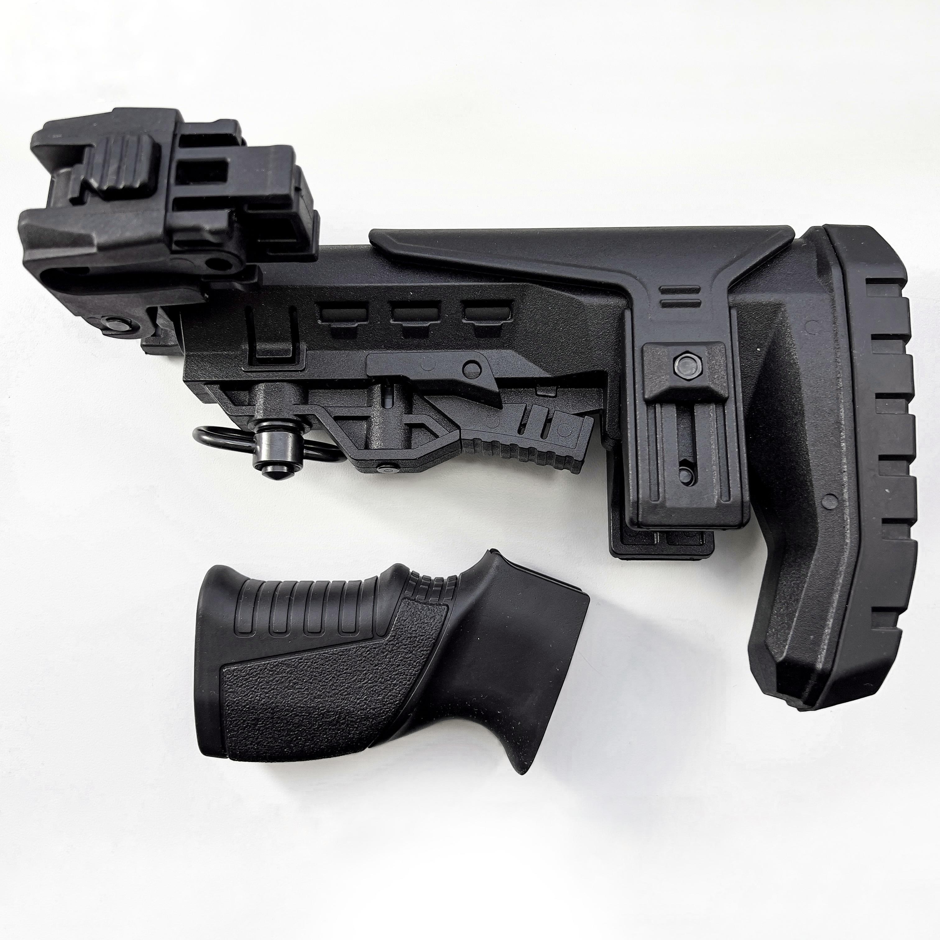 Приклад АК 74/АК 47 обвес/тюнинг складной/телескопический (Пример2_ч_руч) - фото 3 Приклад АК 74/АК 47 обвес/тюнинг складной/телескопический (Пример2_ч_руч) - фото 3