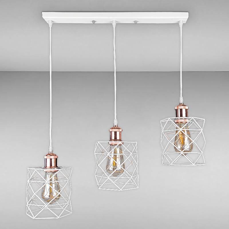 Люстра подвесная Light House LS-17192F-3 RG 500 Белый/Медь