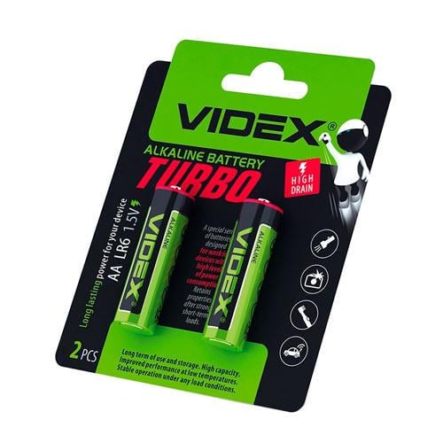Батарейка Videx AA LR6 Turbo Alkaline 1,5В (fb281c25) Батарейка Videx AA LR6 Turbo Alkaline 1,5В (fb281c25)