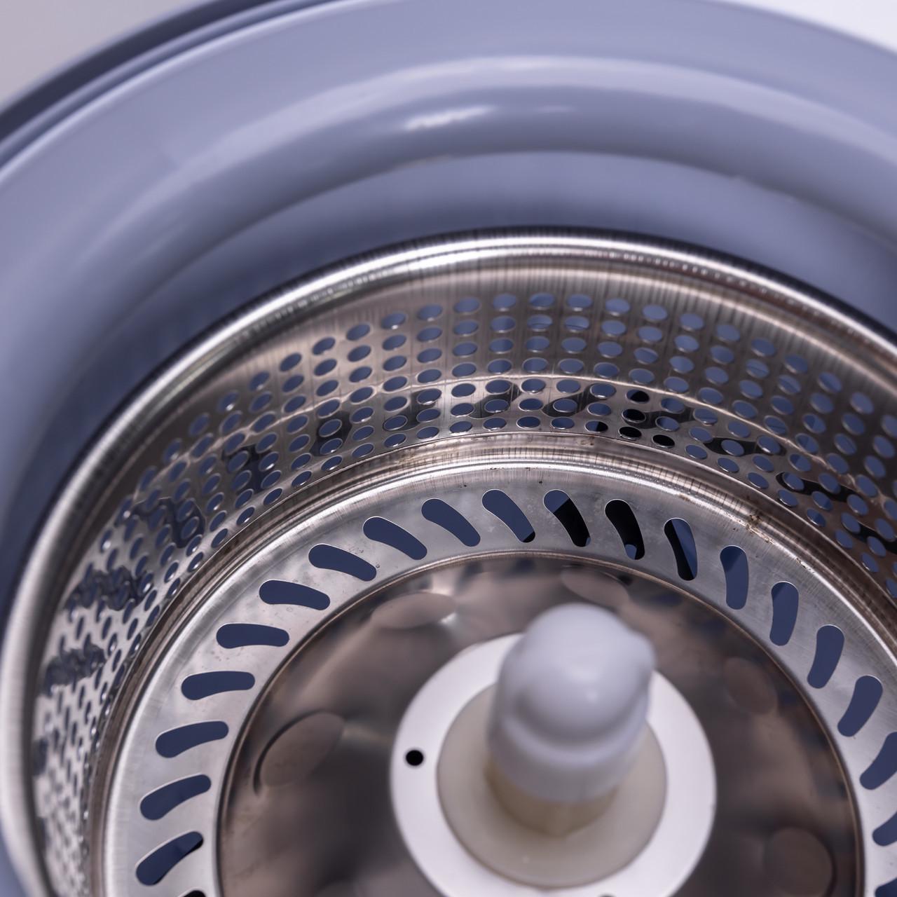 Набор для влажной уборки с круглой телескопической шваброй из микрофибры и ведром с отжимом для дома (A-035241) - фото 10 Набор для влажной уборки с круглой телескопической шваброй из микрофибры и ведром с отжимом для дома (A-035241) - фото 10