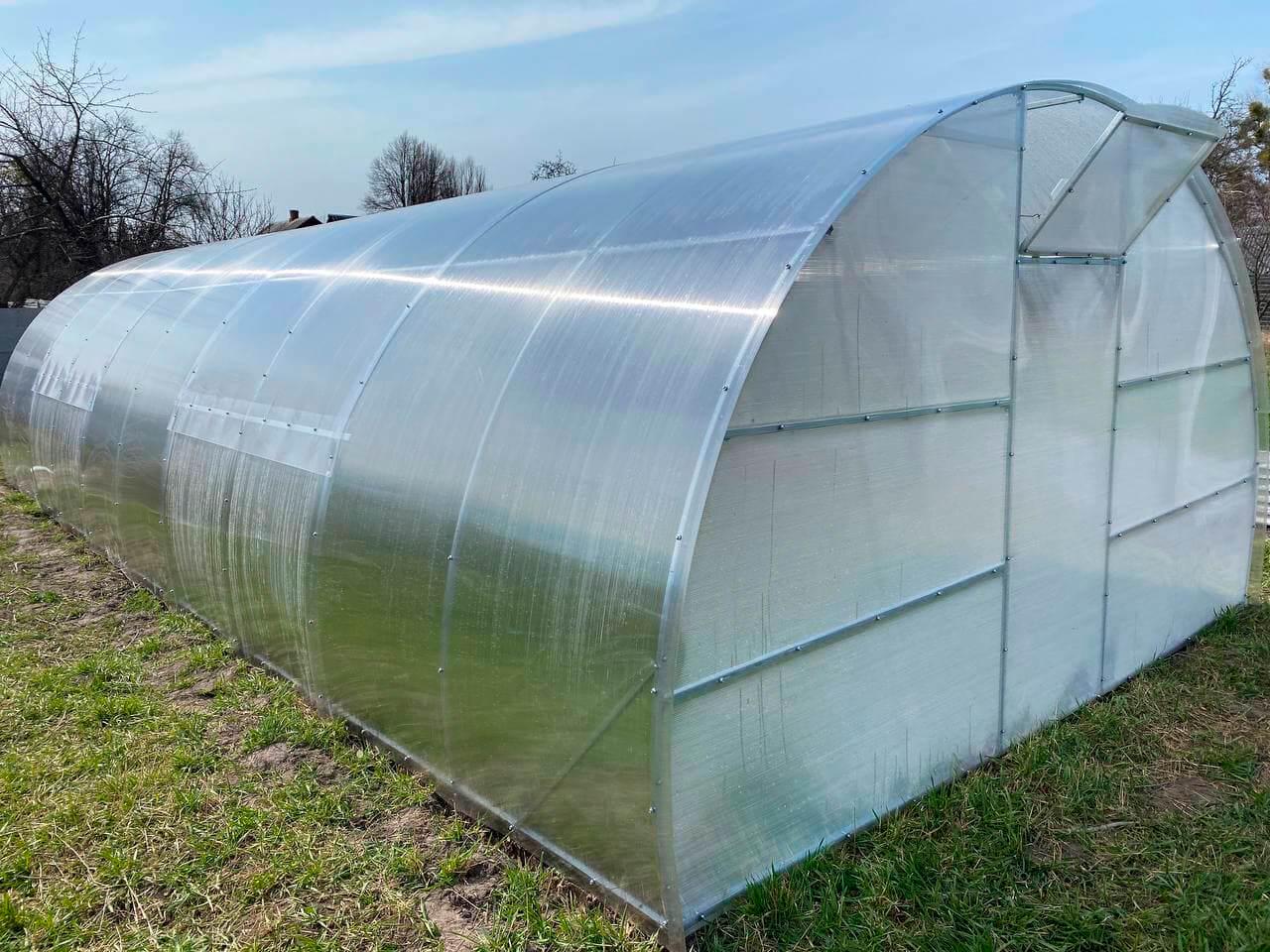 Теплиця Веган 4x8 із оцинкованої квадратної труби з полікарбонатом 4 мм - фото 4