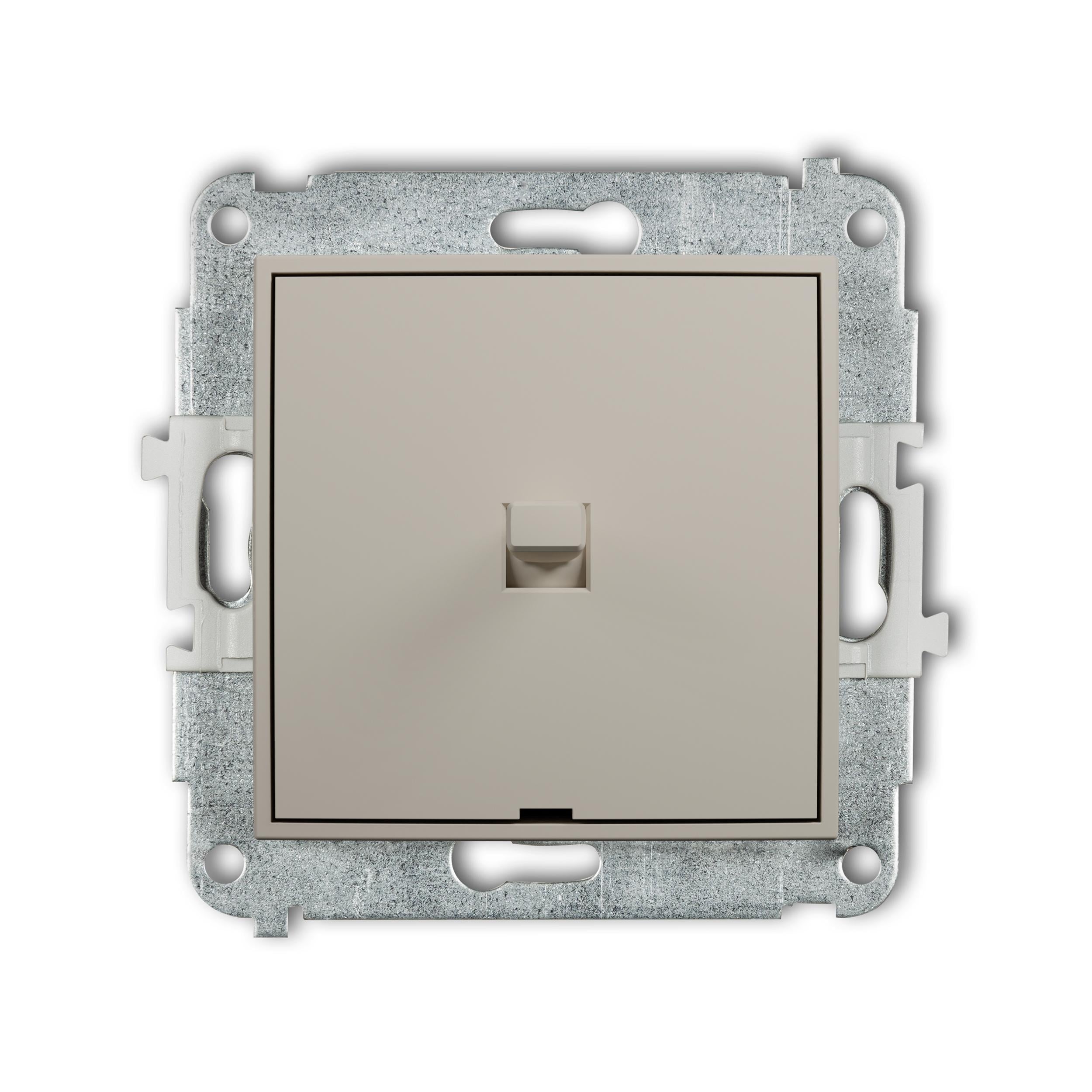 Выключатель 1-клавишный Karlik Mini американский Taupe (60MWPUS-1)