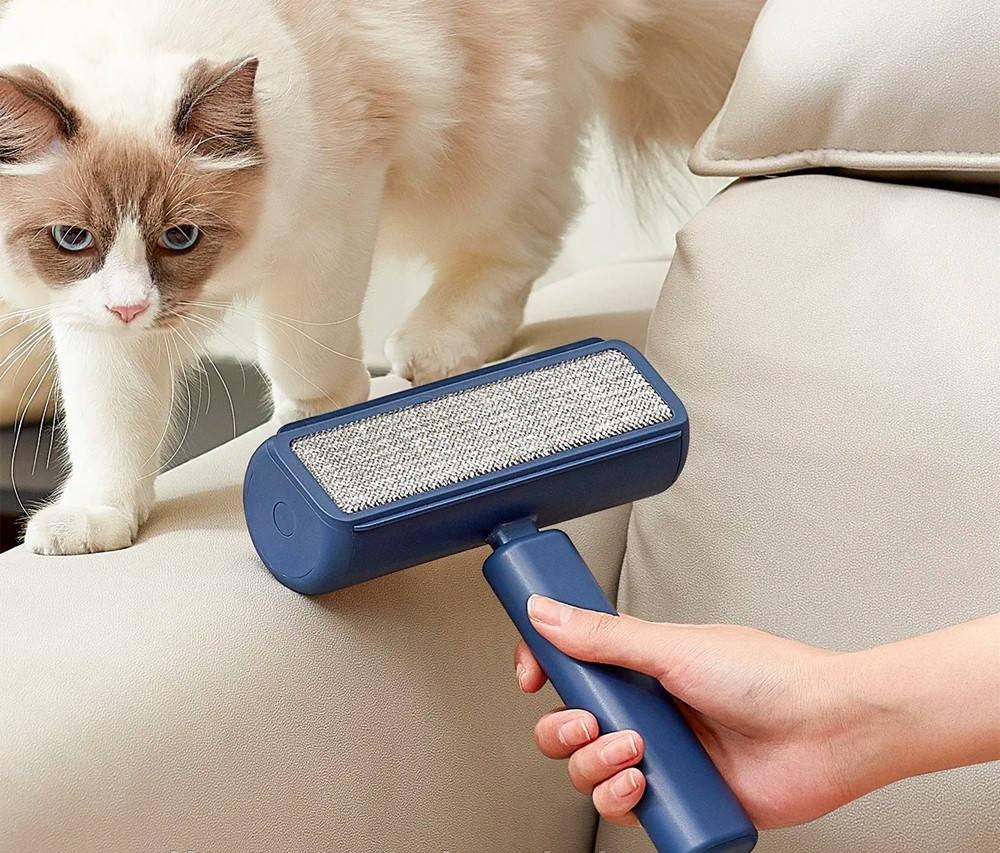 Щетка Pet Fur Remover 2в1 для чистки одежды и мебели от шерсти двусторонняя (NM4844) - фото 5