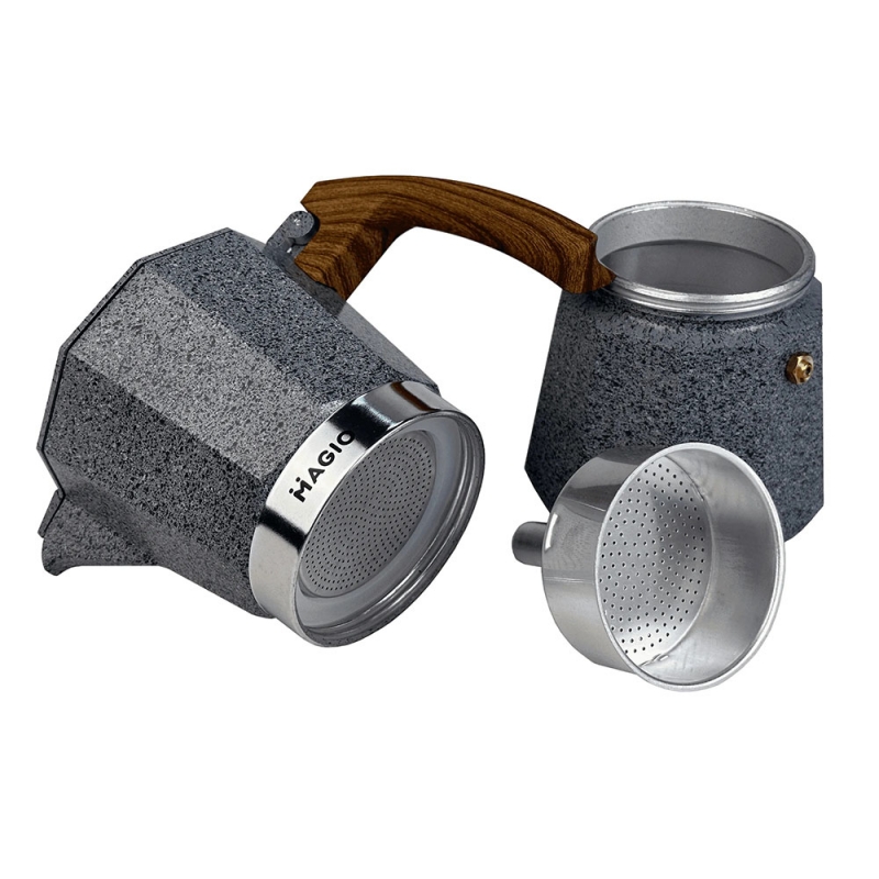 Кавоварка гейзерна Magio MG-1012 Graphite 450 мл (tf3795) - фото 3 Кавоварка гейзерна Magio MG-1012 Graphite 450 мл (tf3795) - фото 3