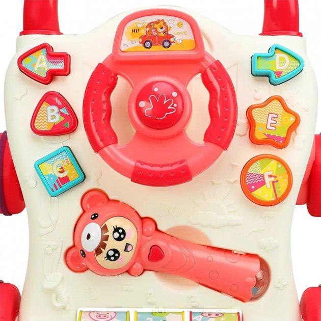 Каталка-ходунки музыкальные детские Bibi-inn Walker Baby 698-63 Красный - фото 3 Каталка-ходунки музыкальные детские Bibi-inn Walker Baby 698-63 Красный - фото 3