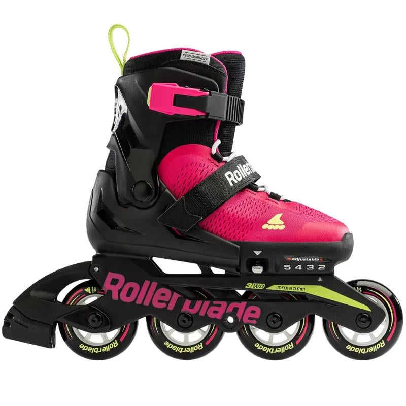 Ролики дитячі Rollerblade Microblade р. 36-40,5 Чорно-рожевий - фото 3 Ролики дитячі Rollerblade Microblade р. 36-40,5 Чорно-рожевий - фото 3