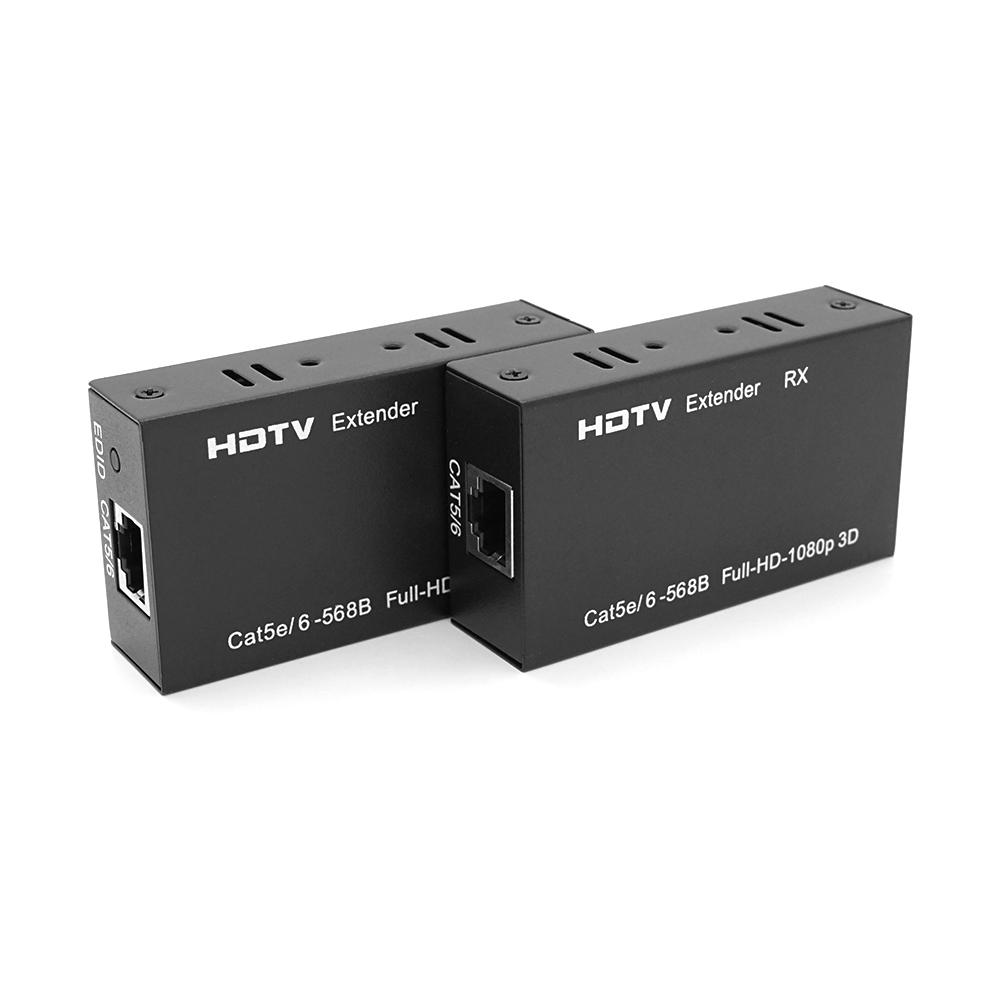 Подовжувач сигналу кабелю одноканальний активний HDMI UTP до 60 м 1080P/3D Cat5e/Cat6e (YUT_V8349)