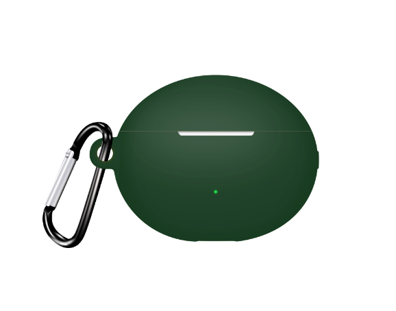 Чохол-накладка DK Silicone Candy Friendly з карабіном для Huawei FreeBuds 5i Green (014788) - фото 1