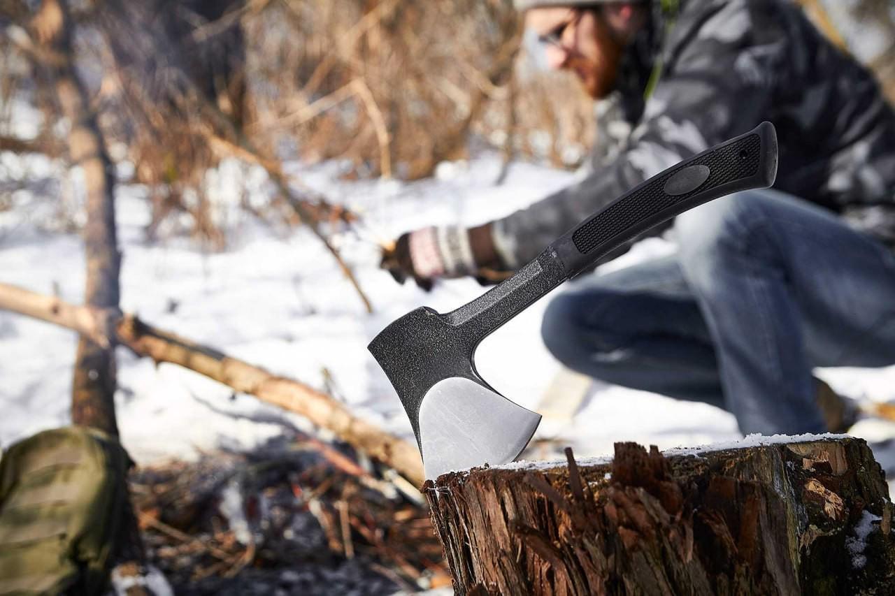 Сокира ручна надміцна цільнометалева туристична (24112) - фото 5