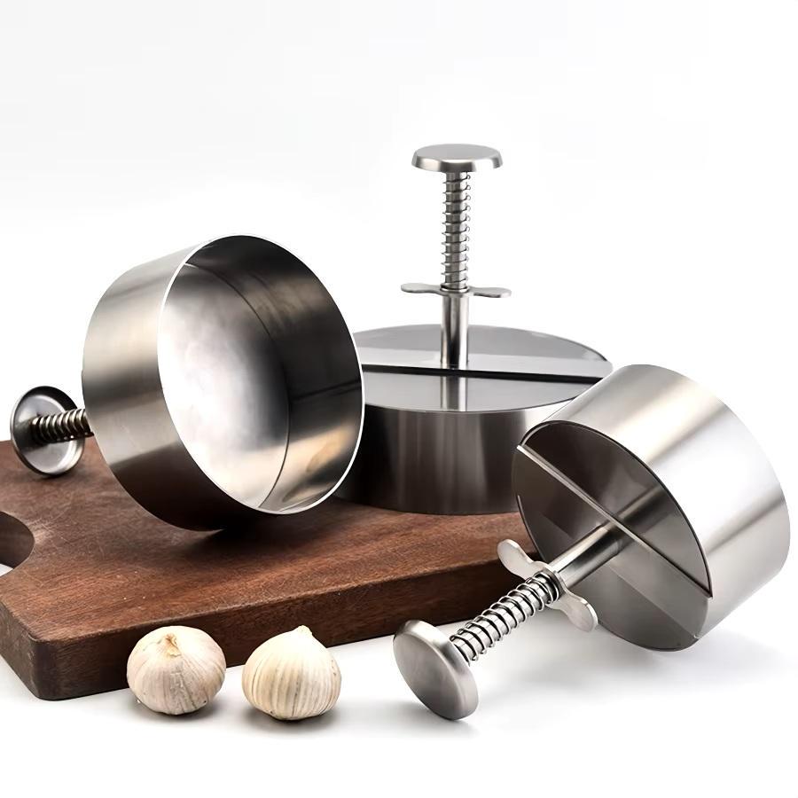 Прес формувальник для котлет та бургерів із нержавіючої сталі 304 Ø11,4 см (BURG114) - фото 4