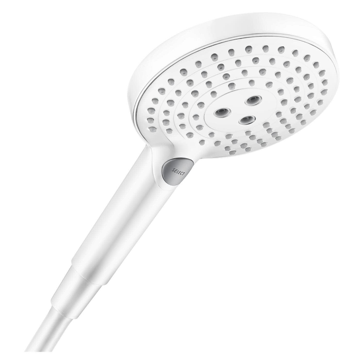 Душова лійка Hansgrohe Raindance Select EcoSmart 26531700 з кнопкою 125 мм Білий (144281)