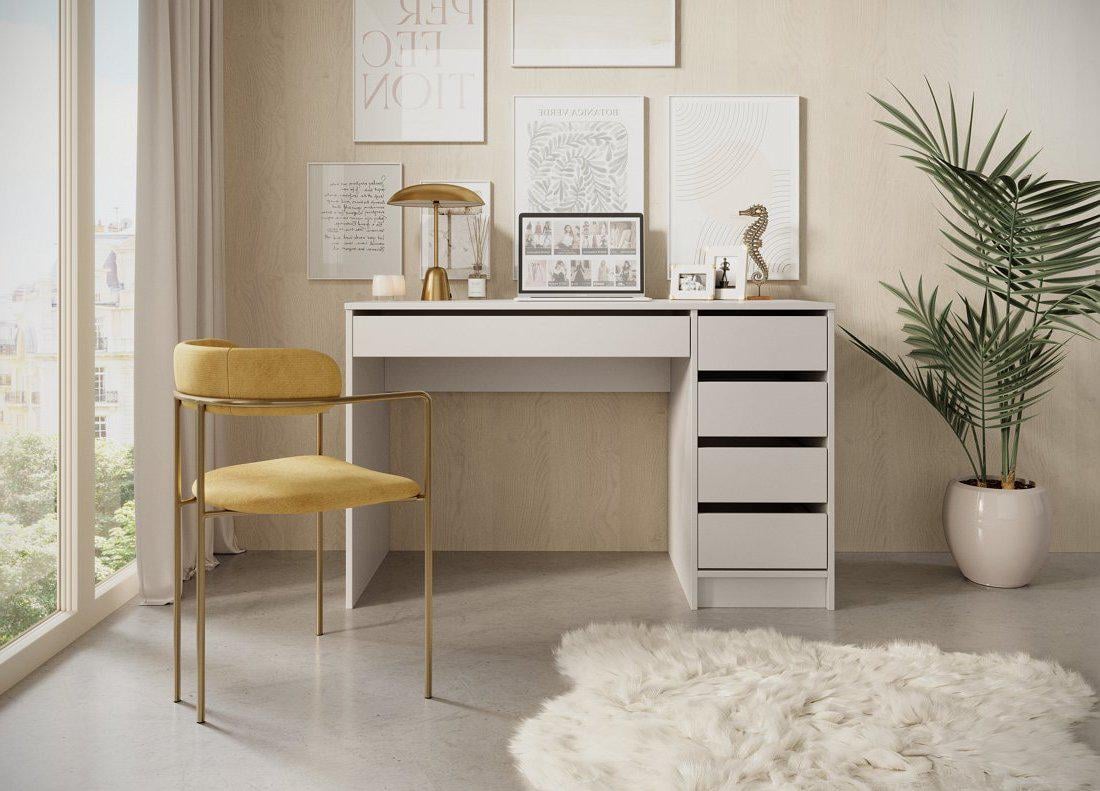 Стіл туалетний Perfect Home Ada 5S/120 з 5 шухлядами Кашемір (PFH-091309) - фото 10 Стіл туалетний Perfect Home Ada 5S/120 з 5 шухлядами Кашемір (PFH-091309) - фото 10