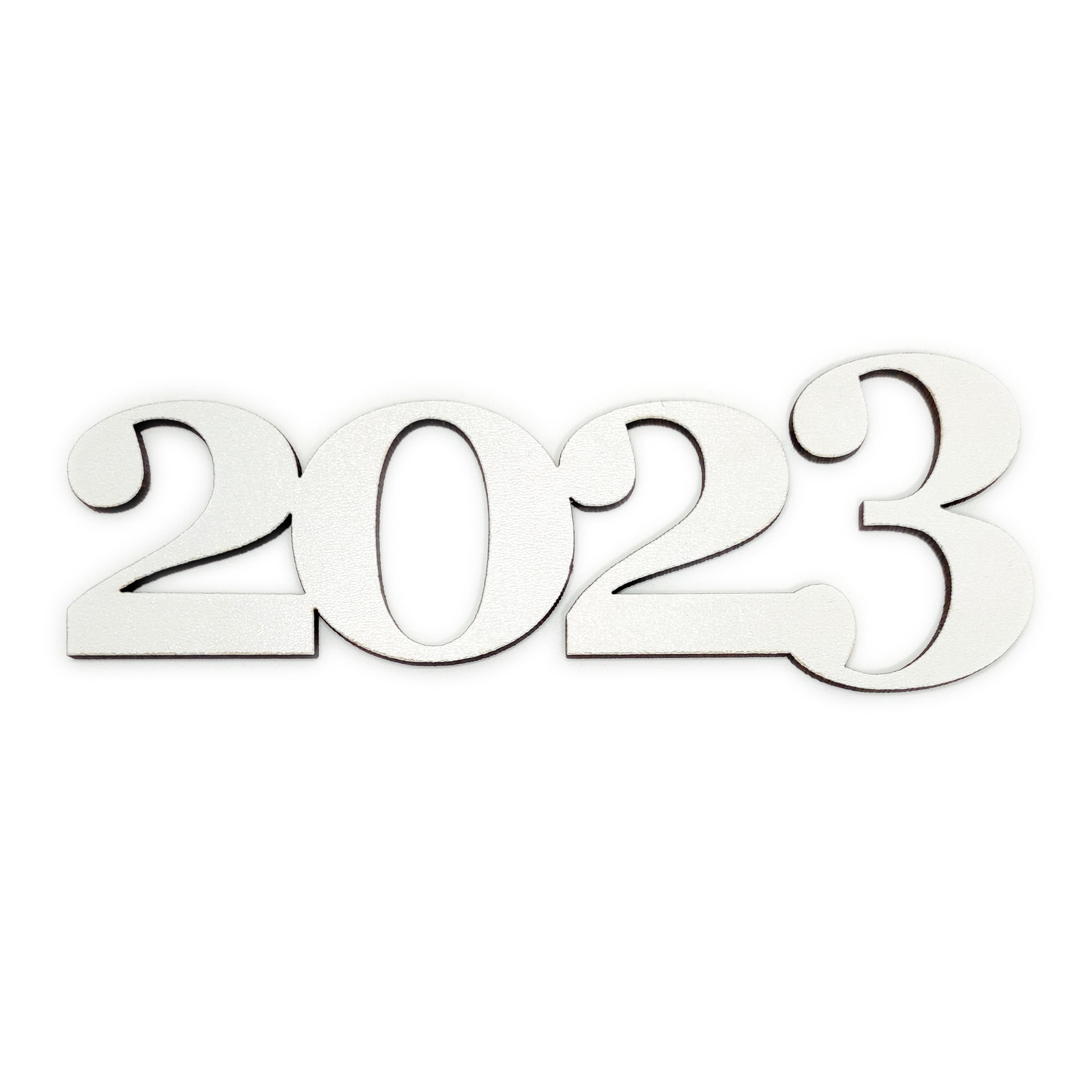 Игрушка на елку из ХДФ 2023 18,5х6,5 см