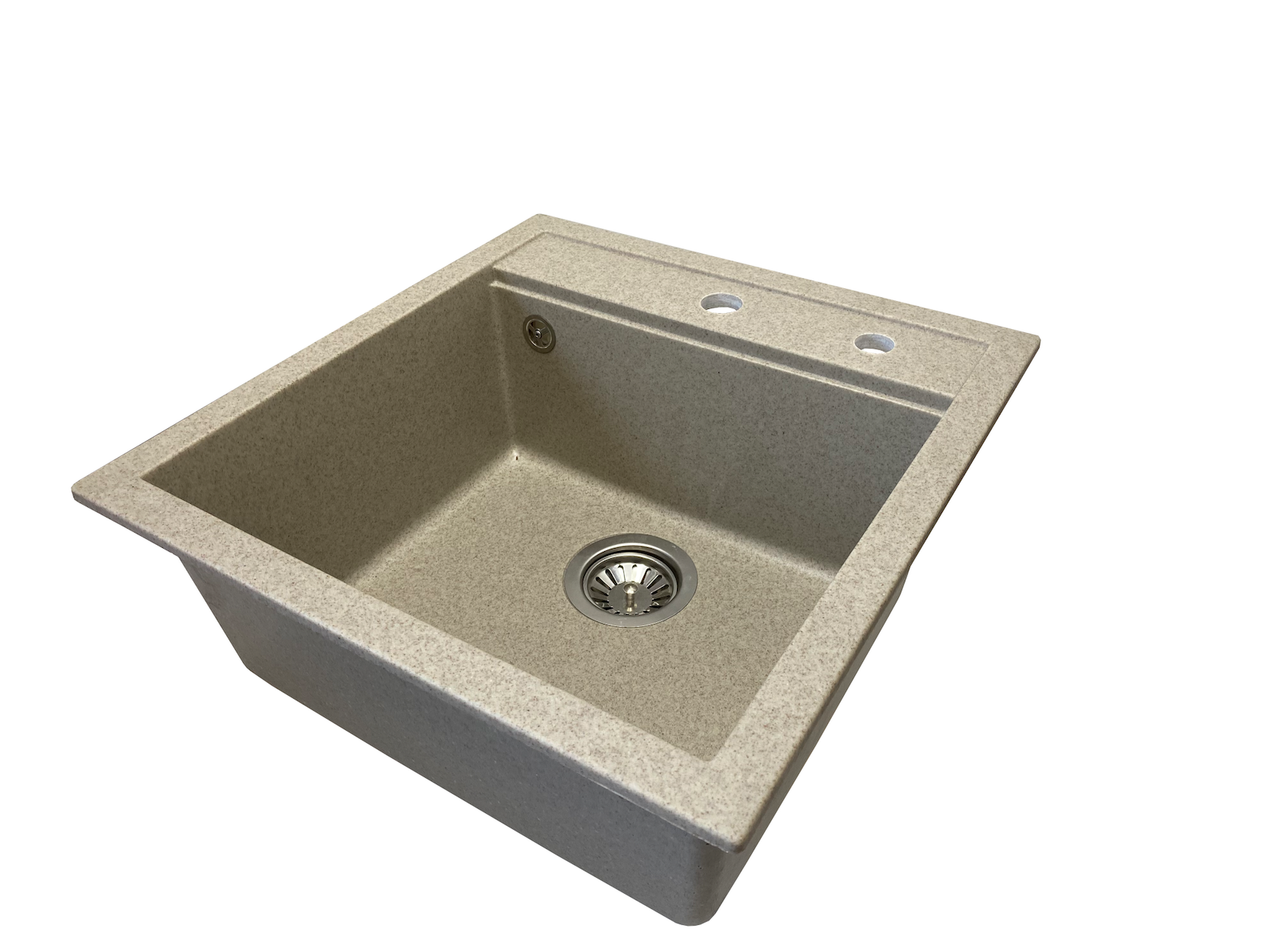 Мойка для кухни VECTOR Kira гранитная 49x51 см Бежевый (53023dcf)