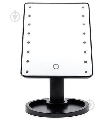 Зеркало для макияжа с подсветкой Smart Touch 16 LED Mirror Черный (258776)