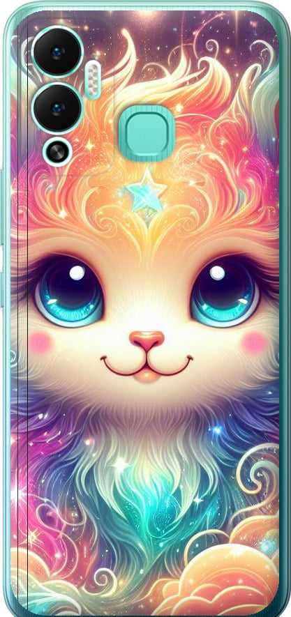 Чехол на Infinix Hot 12 Play Сказочный котенок (5813u-2759-42517)