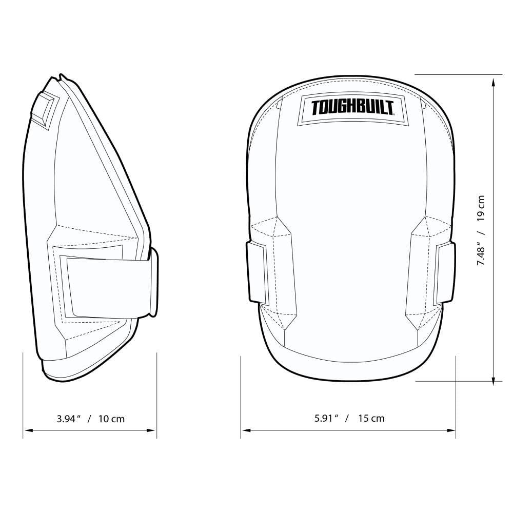 Наколінники ToughBuilt Essentials на піні (TB-KP-101-BEA) - фото 9