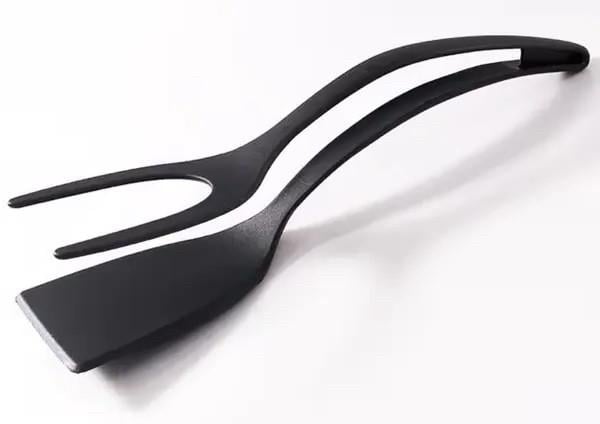 Лопатка кухонная щипцы 2в1 Черный (23705421) - фото 5 Лопатка кухонная щипцы 2в1 Черный (23705421) - фото 5