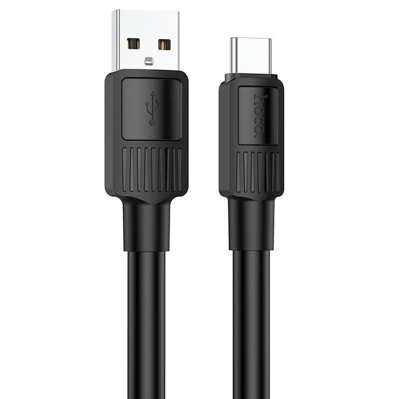 Кабель Hoco Type-C Solid charging data cable X84 3 A 1 м Black (557968) Кабель Hoco Type-C Solid charging data cable X84 3 A 1 м Black (557968)