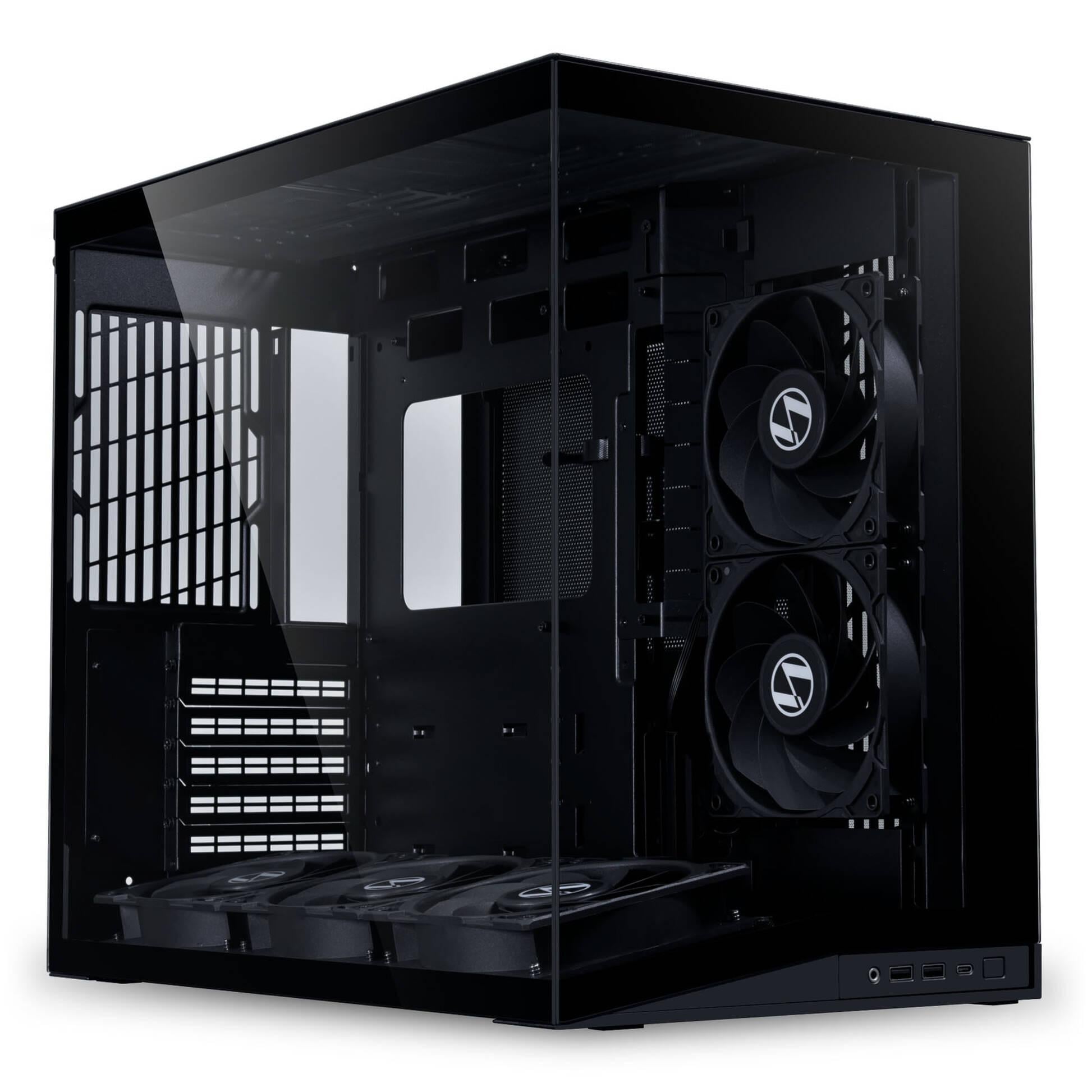 Корпус для ПК Lian Li O11 Dynamic Mini V2 Flow Midi-Tower PSU ATX/MicroATX/Mini-ITX BTF Black (G99.O11DMIV2FX.00)