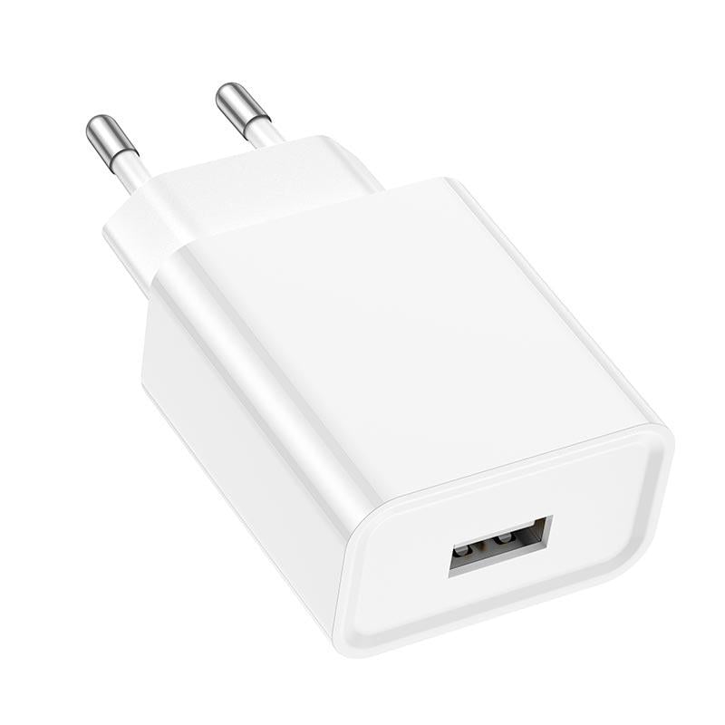 Зарядное устройство Borofone Aspirer single port charger BA74A 1USB 2,1 A White (562195) - фото 2