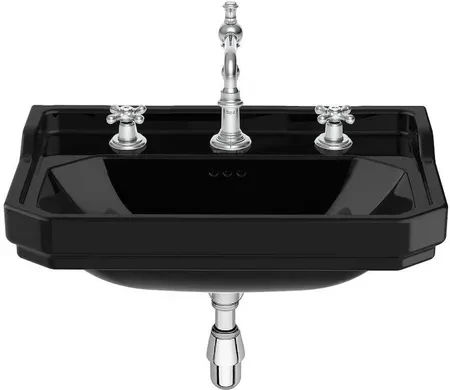 Умивальник Roca Carmen 65х48 см Black (A3270A1563)