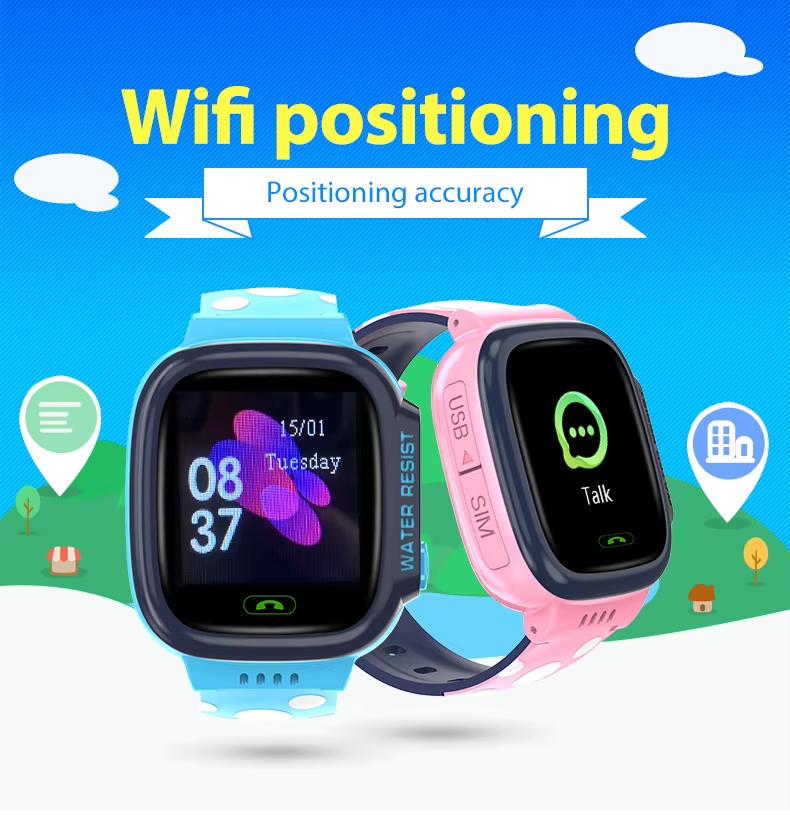 Смарт-годинник дитячий Lemfo H36D з SIM/GPS/камерою/прослуховуванням/SOS Рожевий (36238471) - фото 3