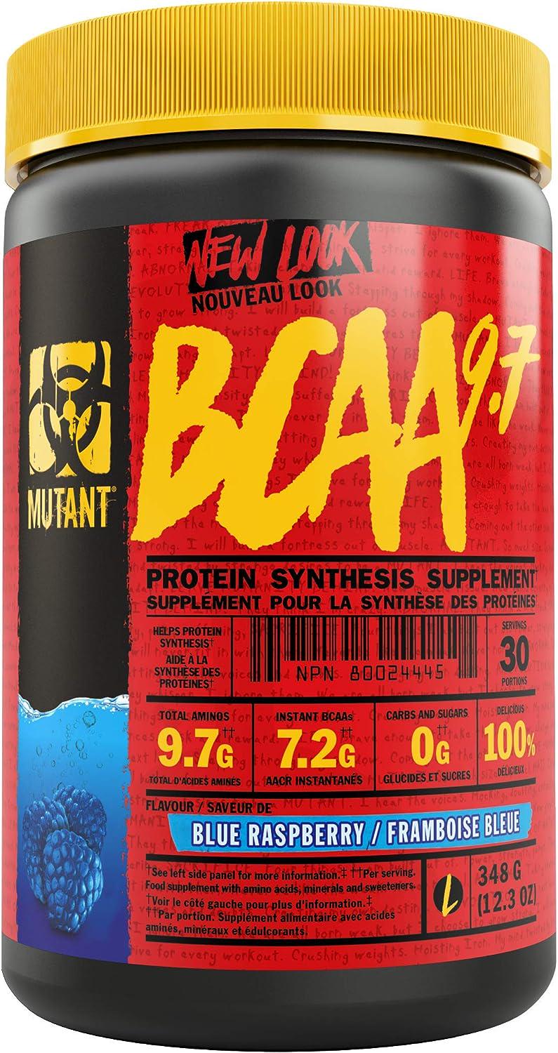 Амінокислотний комплекс Mutant BCAA 9.7 Blue raspberry 348 г (00000034805)