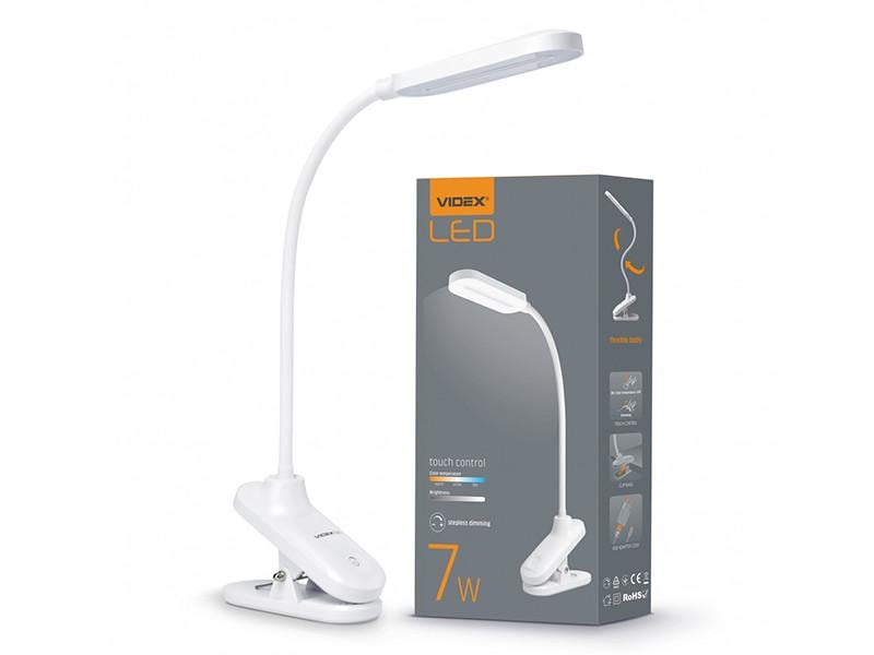 Лампа настільна світлодіодна VL-TF09W 7W 3000-5500K (7352) Лампа настільна світлодіодна VL-TF09W 7W 3000-5500K (7352)