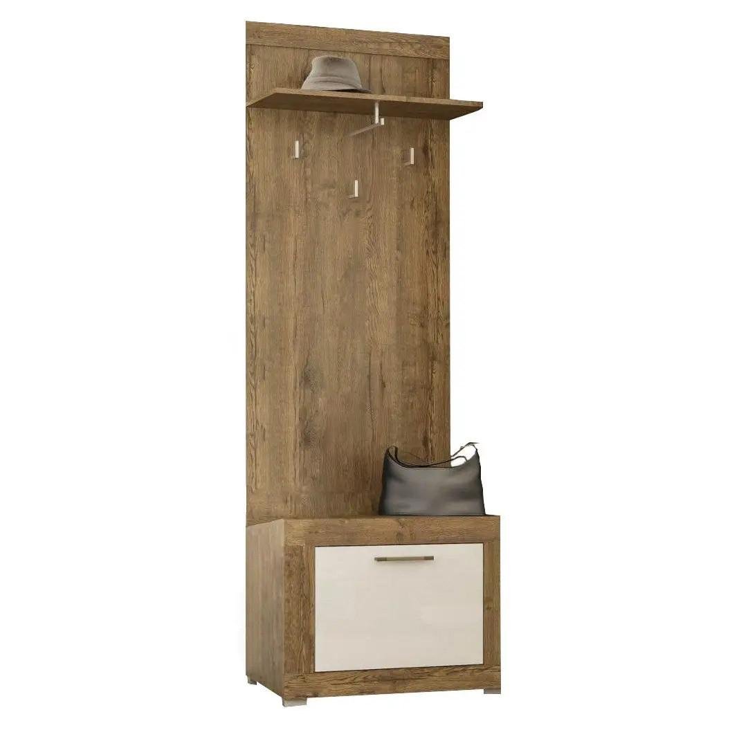 Вешалка 680 Mebel Service Парма 68х37,1х199 см Дуб април/Белый (23447501) Вешалка 680 Mebel Service Парма 68х37,1х199 см Дуб април/Белый (23447501)