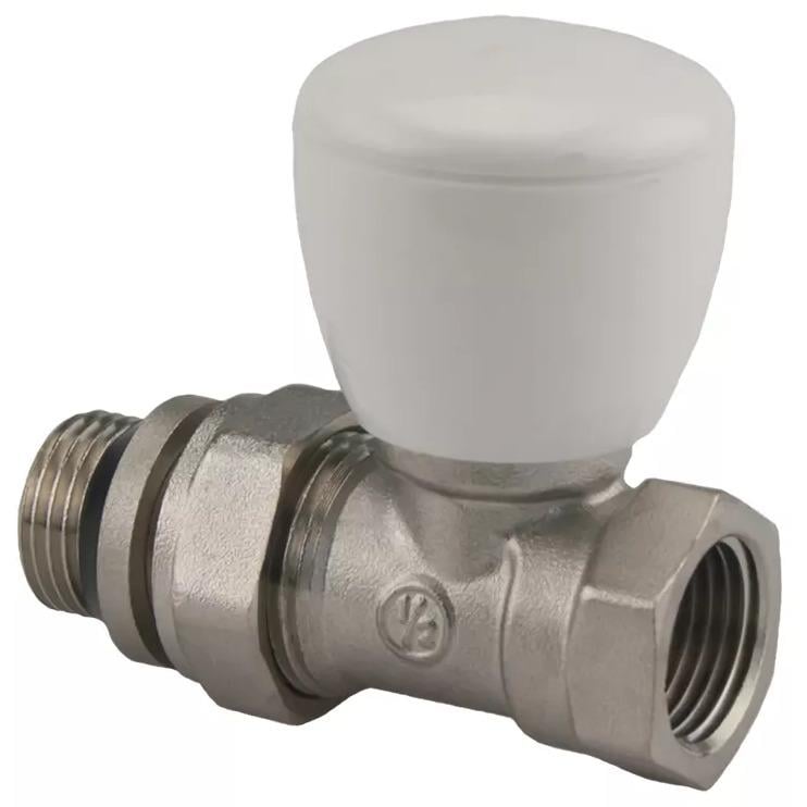 Вентиль радиаторный прямой Karro KR370 1/2" с американкой