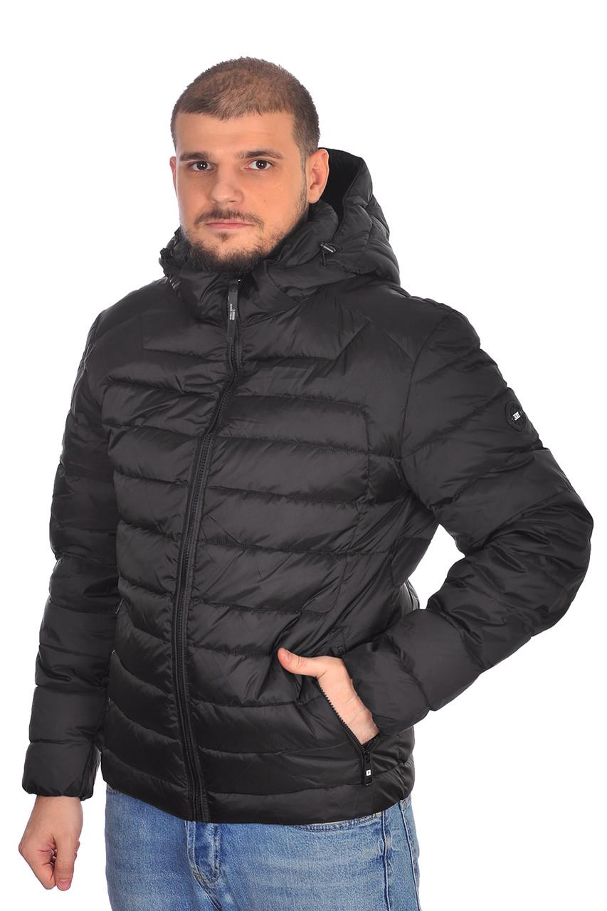 Куртка чоловіча єврозима Black Vinyl 24-C24-2525CQ M Чорний (24-C24-2525CQ_43_48) - фото 3 Куртка чоловіча єврозима Black Vinyl 24-C24-2525CQ M Чорний (24-C24-2525CQ_43_48) - фото 3